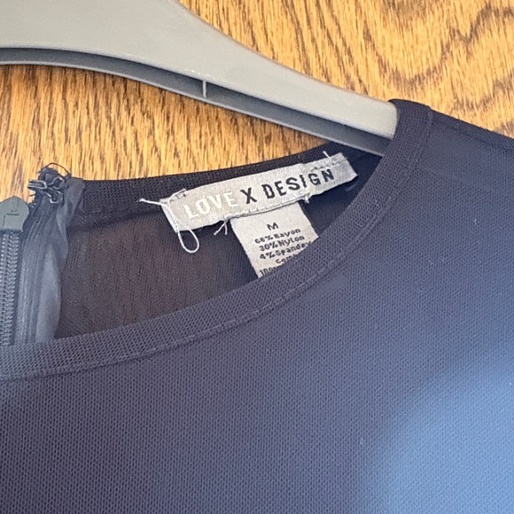 Nordstrom Black Long Sleeve Dress - Picture 3 of 4